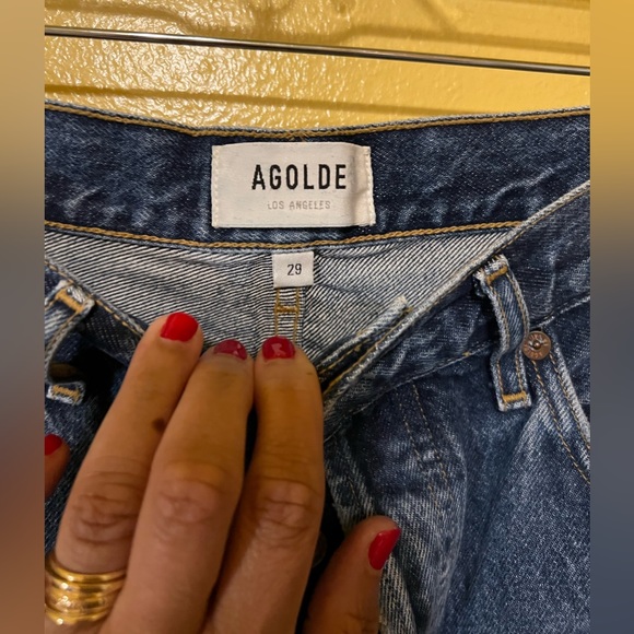 AGOLDE High-Rise Straight Leg Jeans NWOT - Picture 2 of 6